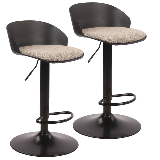 Mabel Adjustable Air-Lift Stool, Set of 2