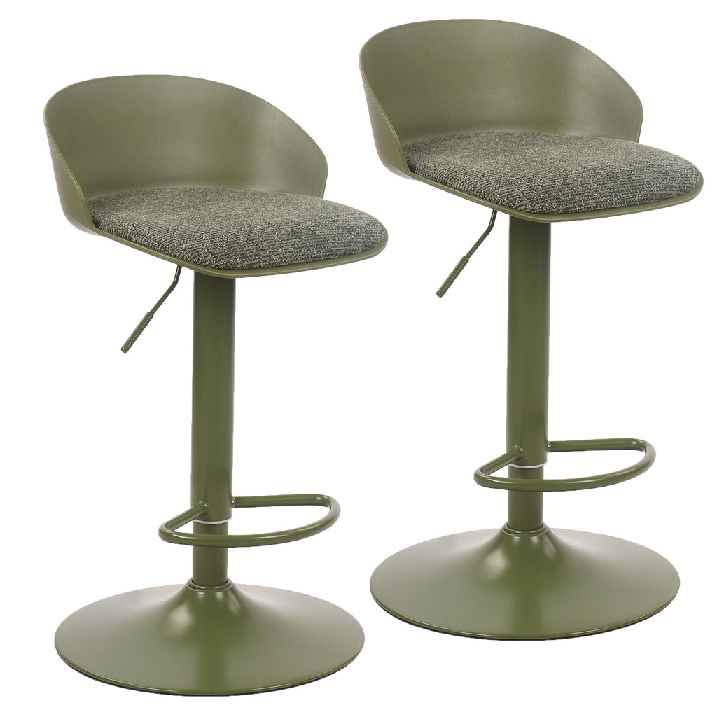 Mabel Adjustable Air-Lift Stool, Set of 2