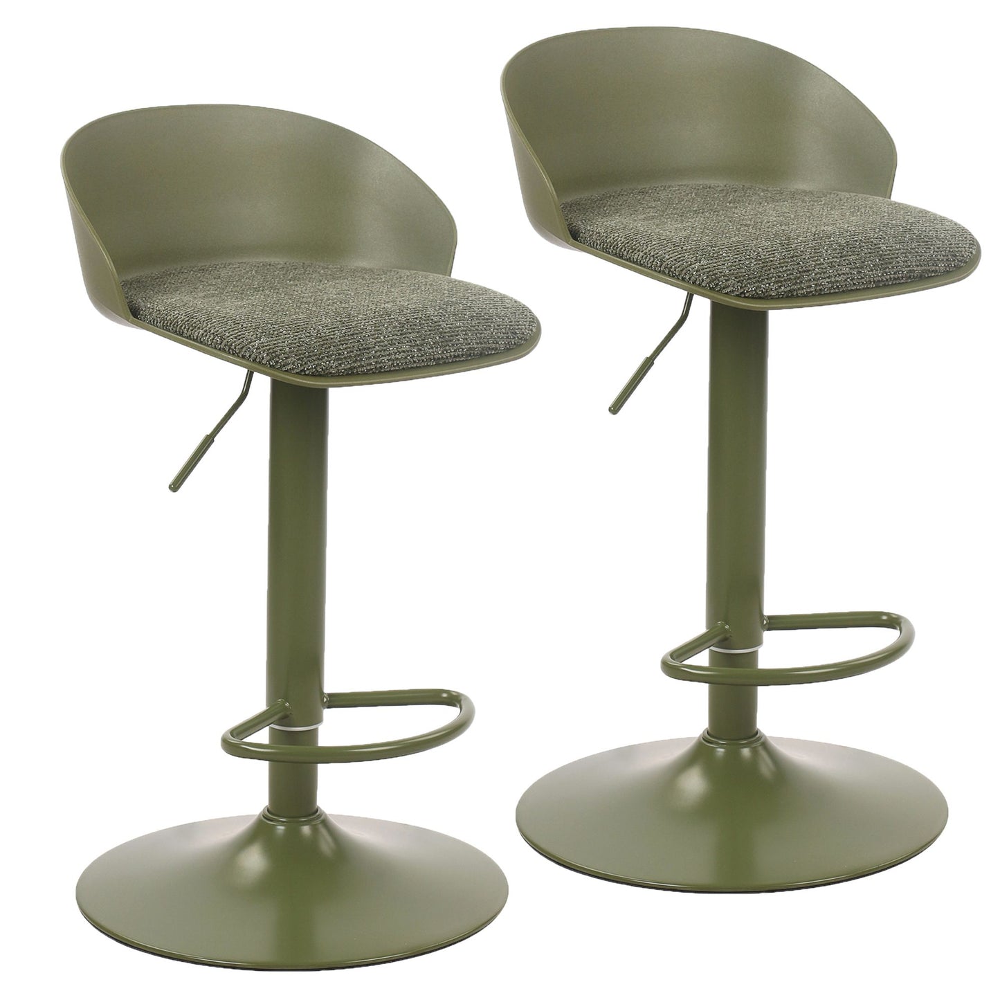 Mabel Adjustable Air-Lift Stool, Set of 2