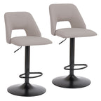 Tabouret à suspension pneumatique réglable Adler, lot de 2 