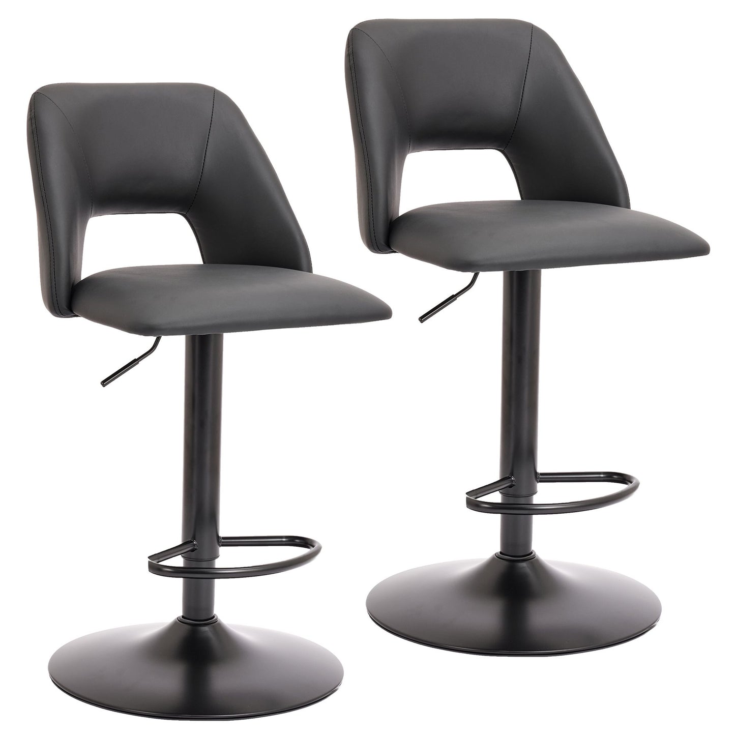 Adler Adjustable Air-Lift Stool, Set of 2