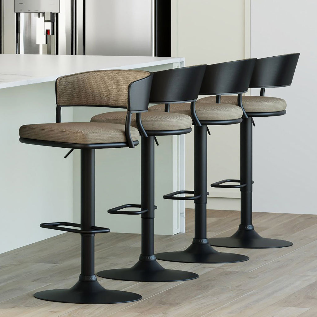 Tabouret à suspension pneumatique réglable Kazan, lot de 2