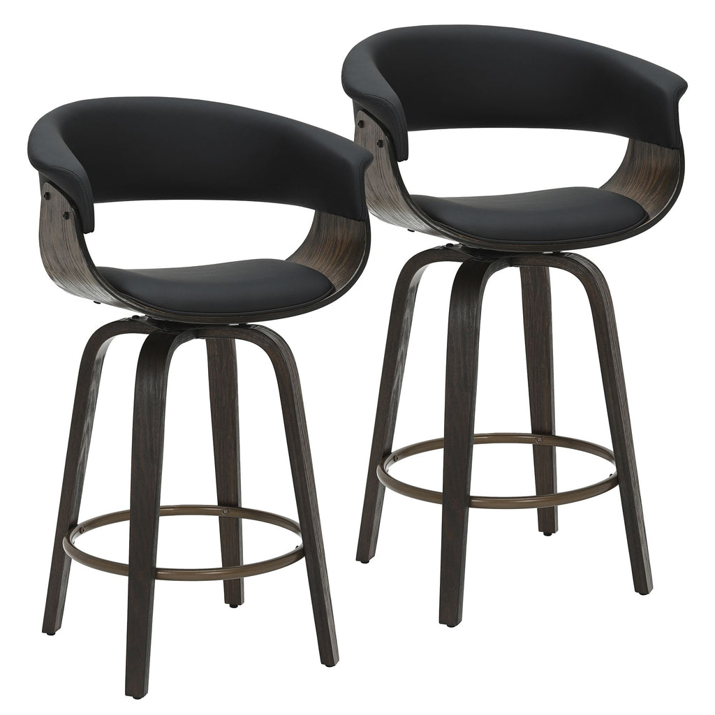 Tabouret de bar Holt 26 po pivotant, ensemble de 2