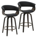 Tabouret de bar Holt 26 po pivotant, ensemble de 2