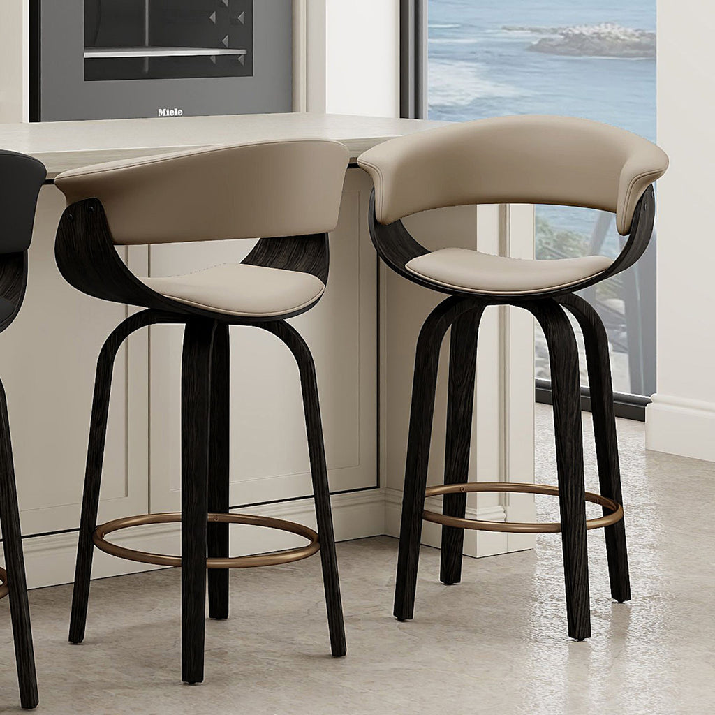 Tabouret de bar Holt 26 po pivotant, ensemble de 2