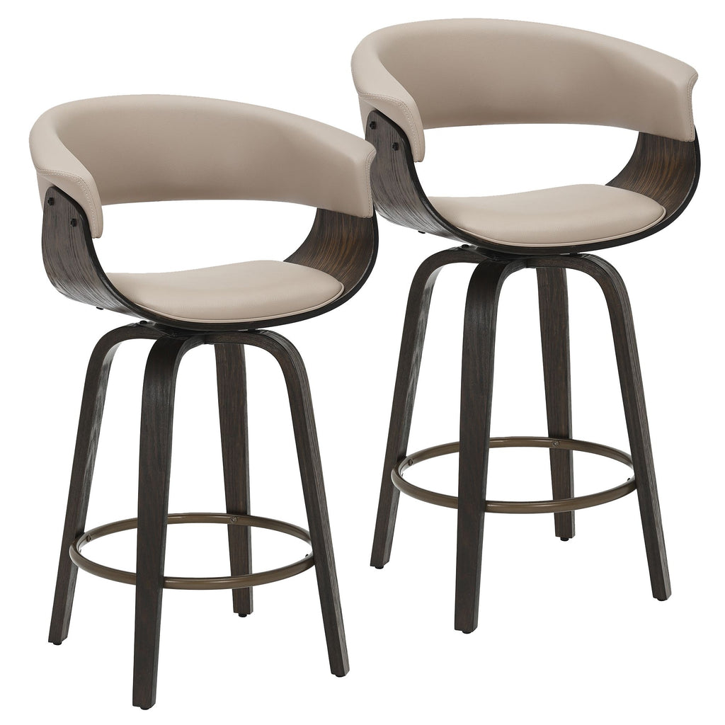 Tabouret de bar Holt 26 po pivotant, ensemble de 2