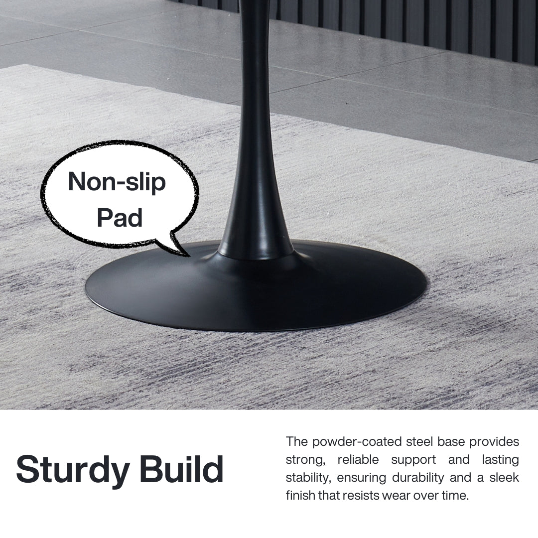 Minto Dining Table with Sintered Stone Top