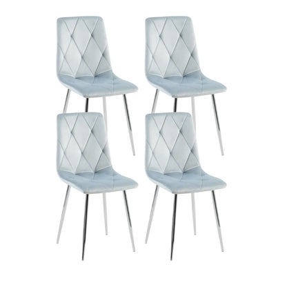 Delhi Modern Velvet Dining Chair