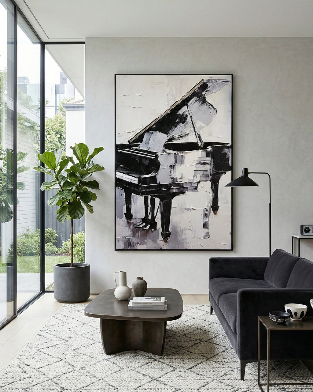 Tableau mural PAINO avec cadre en métal 