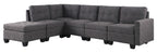 SECTIONAL - GREY