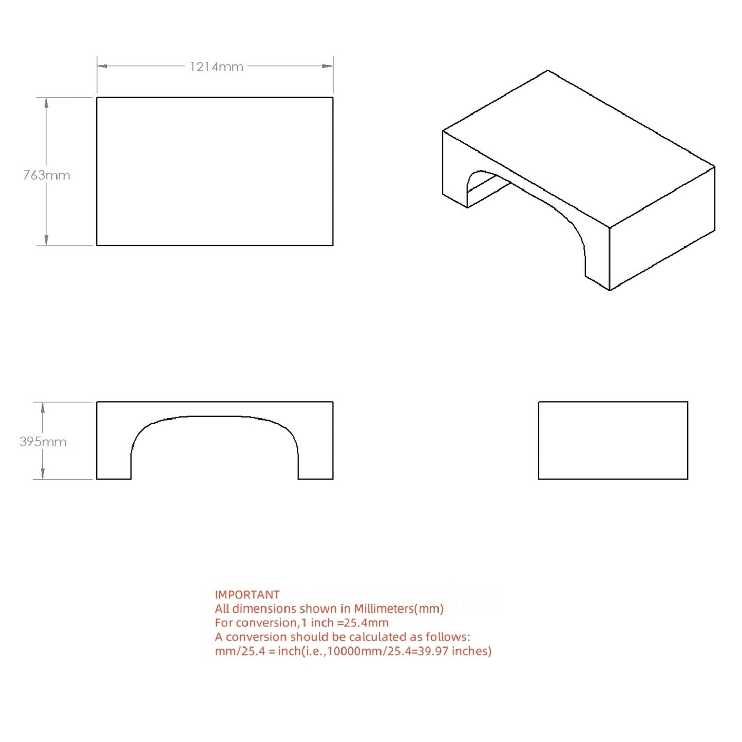 Atticus Rectangular Coffee Table