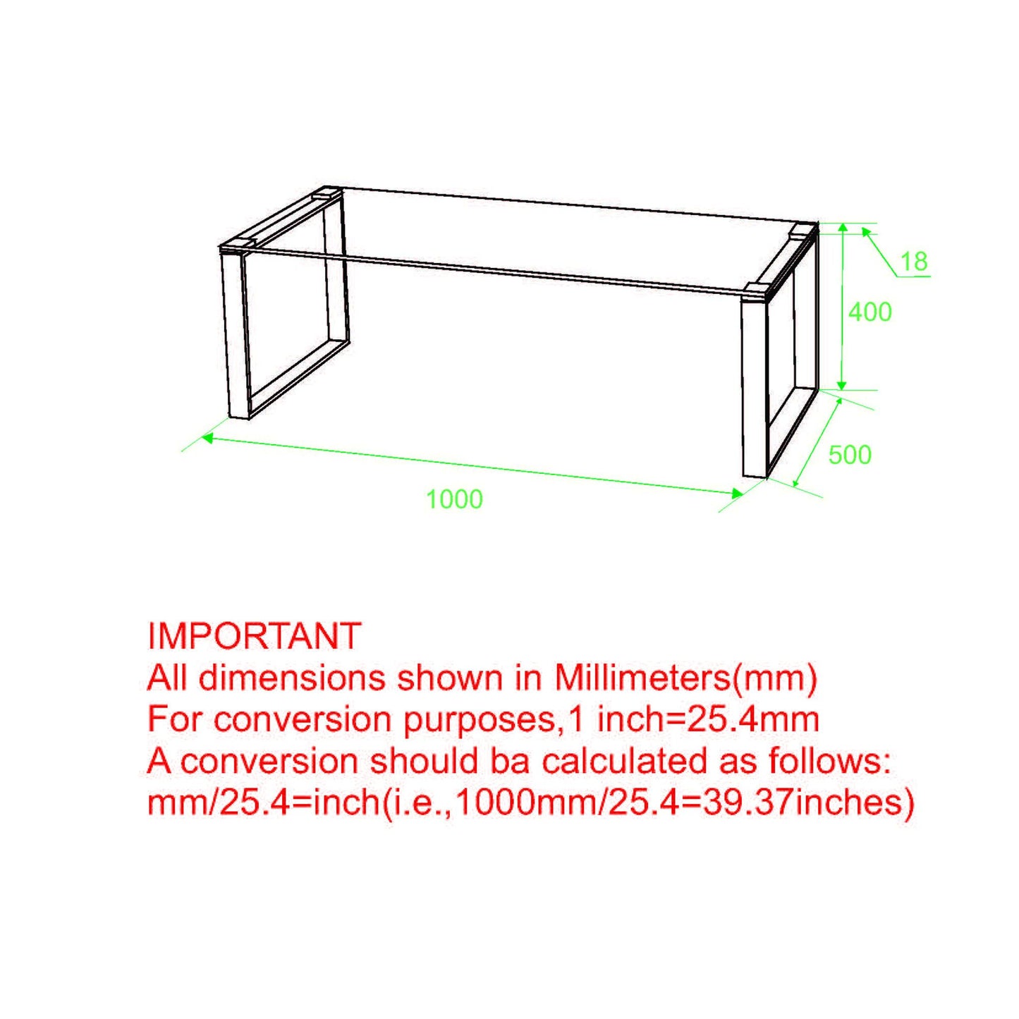 Zevon Rectangular Coffee Table in Silver
