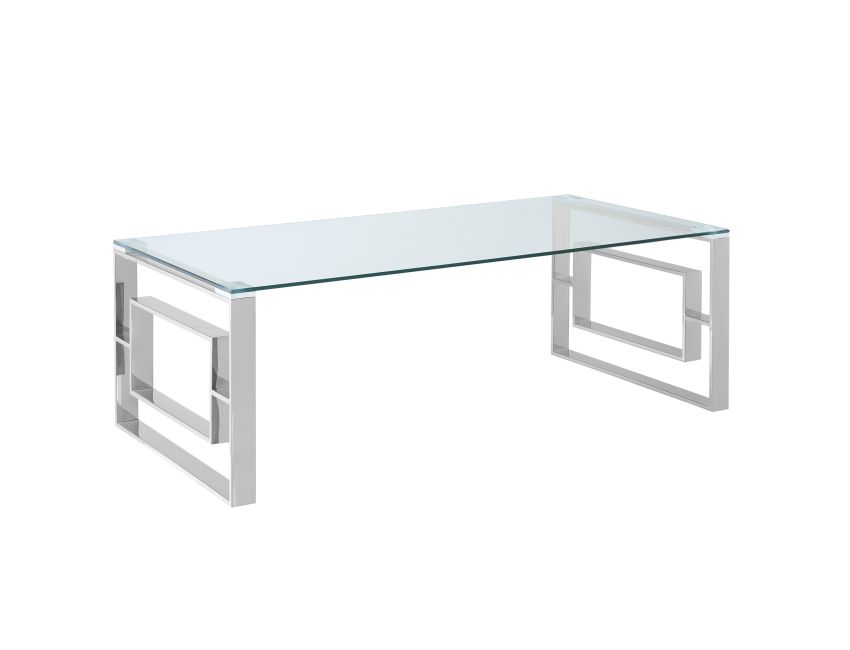 Eros Rectangular Tempered glass top Coffee Table