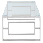Eros Rectangular Tempered glass top Coffee Table