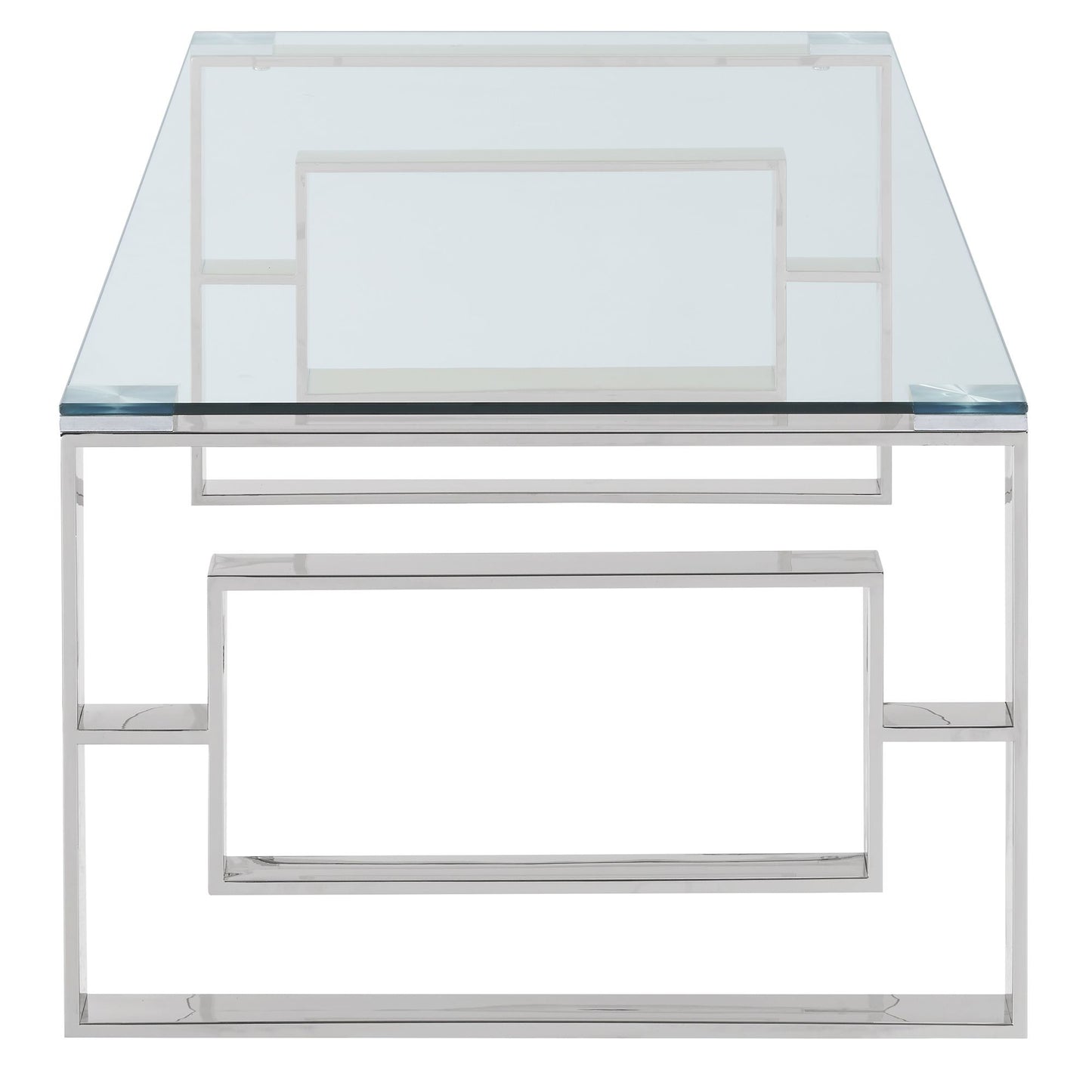 Eros Rectangular Tempered glass top Coffee Table
