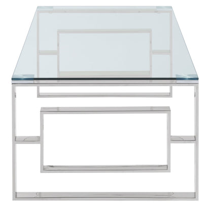 Eros Rectangular Tempered glass top Coffee Table