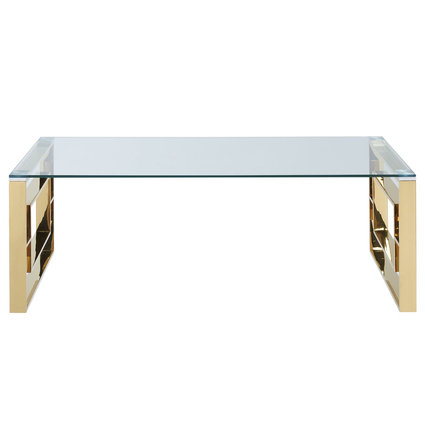 Eros Rectangular Tempered glass top Coffee Table