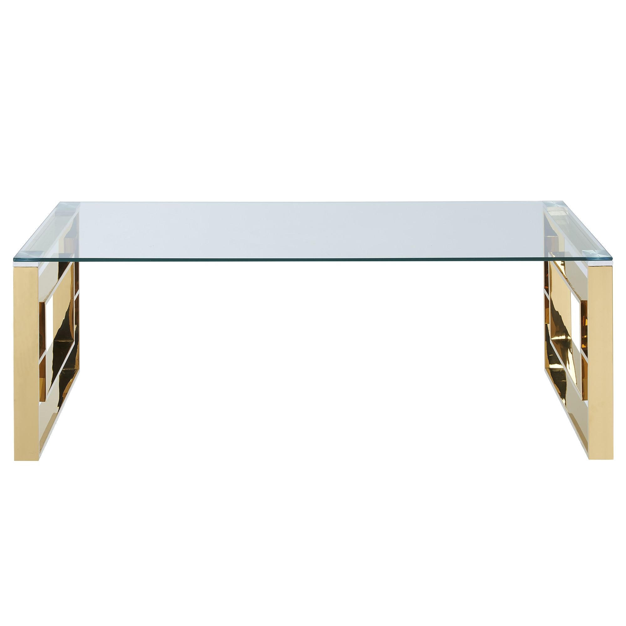 Eros Rectangular Tempered glass top Coffee Table