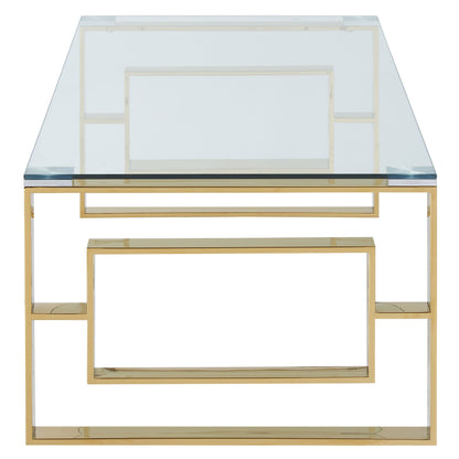 Eros Rectangular Tempered glass top Coffee Table