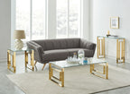 Eros Rectangular Tempered glass top Coffee Table
