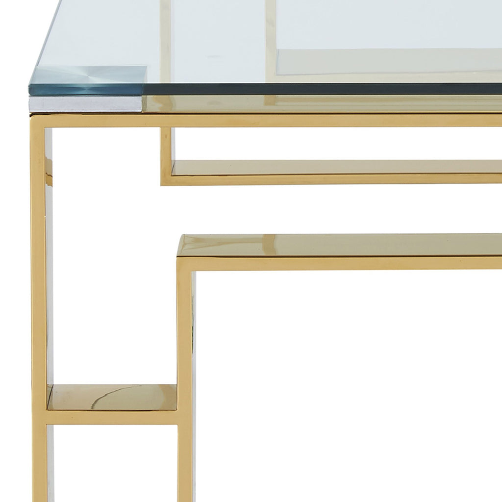 Eros Rectangular Tempered glass top Coffee Table