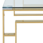 Eros Rectangular Tempered glass top Coffee Table