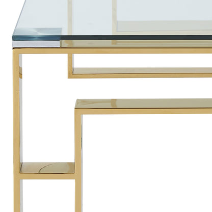 Eros Rectangular Tempered glass top Coffee Table