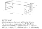 Eros Rectangular Tempered glass top Coffee Table