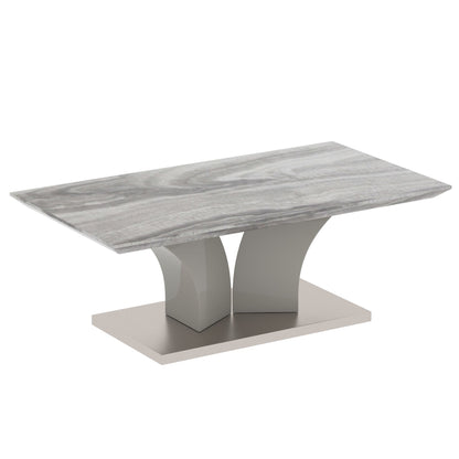 Napoli Rectangular Coffee Table in Light Grey