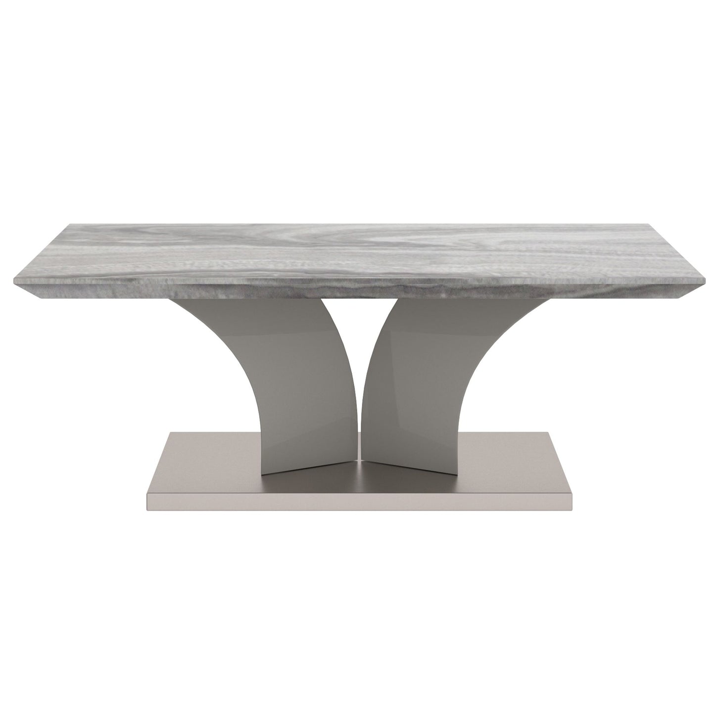 Napoli Rectangular Coffee Table in Light Grey