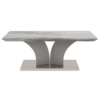 Napoli Rectangular Coffee Table in Light Grey