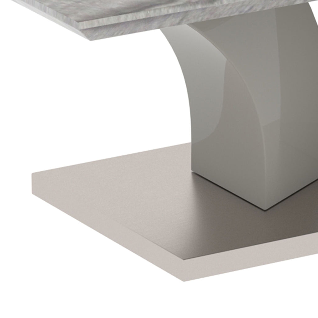 Napoli Rectangular Coffee Table in Light Grey