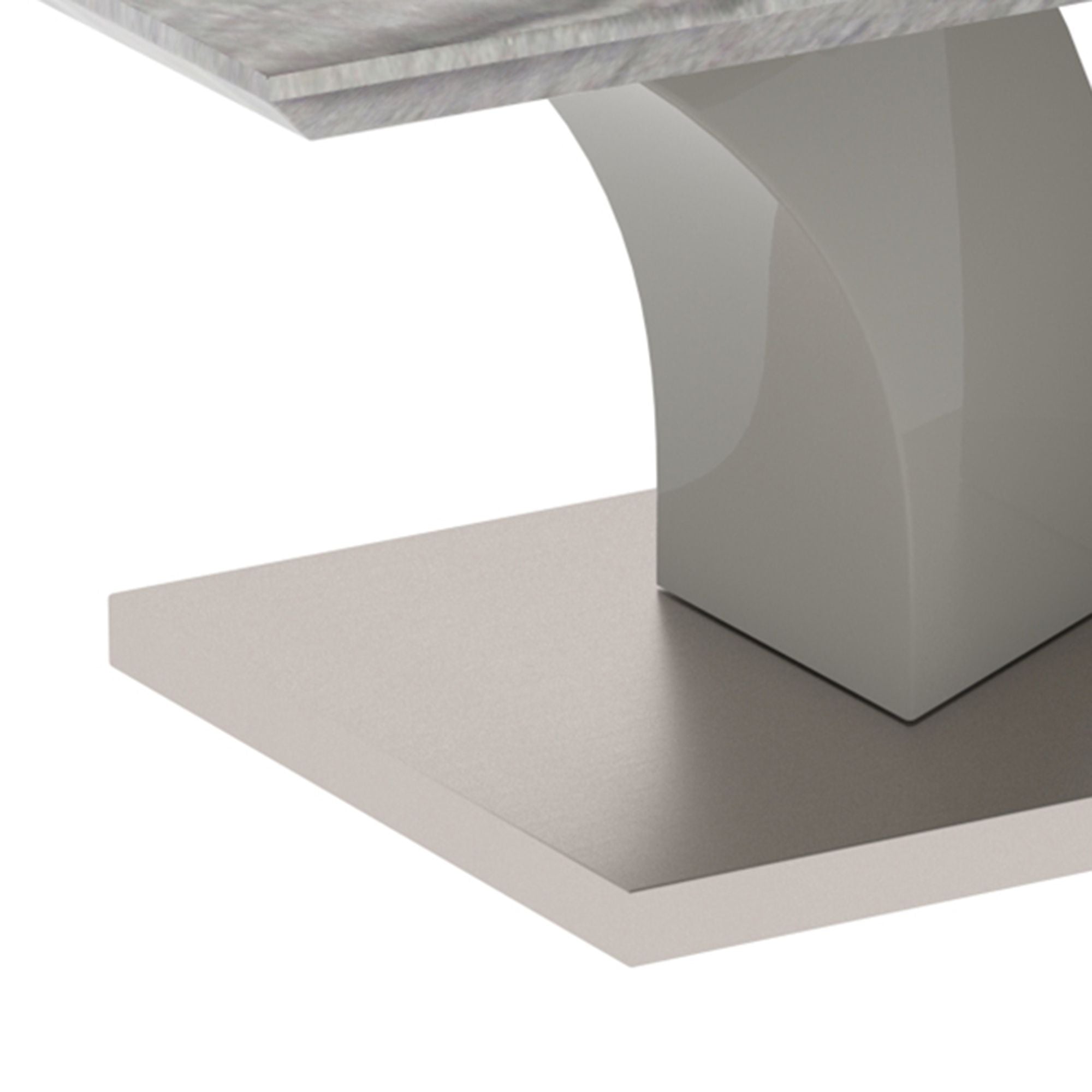 Napoli Rectangular Coffee Table in Light Grey