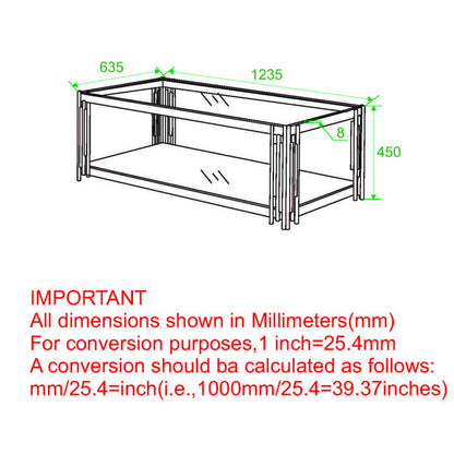 Estrel Rectangular Coffee Table