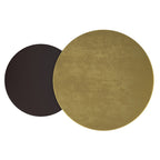 Adira 2pc Round Coffee Table Set in Antique Gold and Black