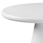 Galio 2pc Round Coffee Table Set in White