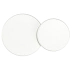 Galio 2pc Round Coffee Table Set in White