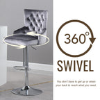 Tabouret de bar Leo (lot de 2)