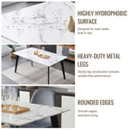 NINJA SINTERED STONE DINING TABLE WITH LOOMIE CHAIRS