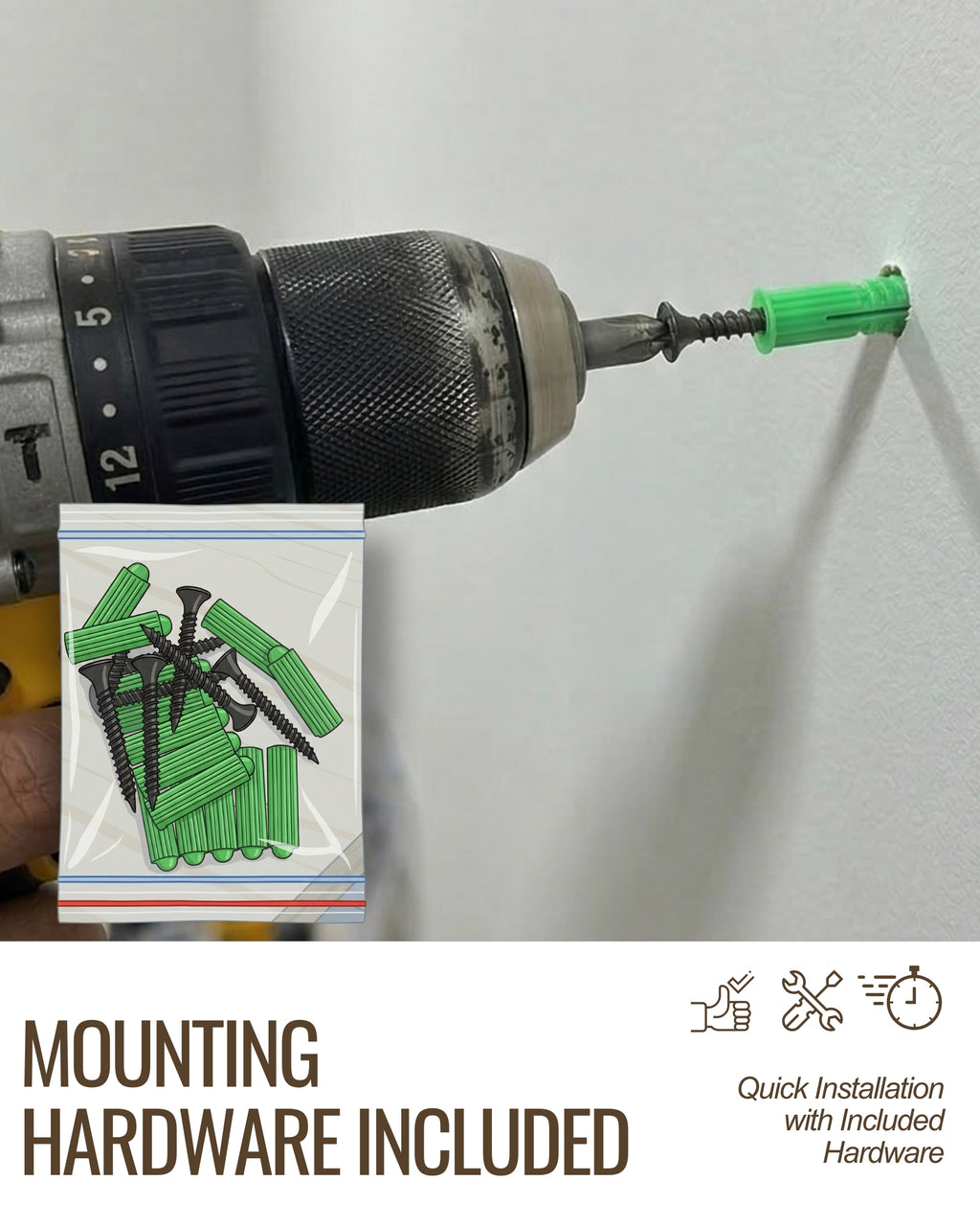 Mounting hardware included with 3D horse wall art metal frame