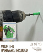 Mounting hardware included with 3D horse wall art metal frame
