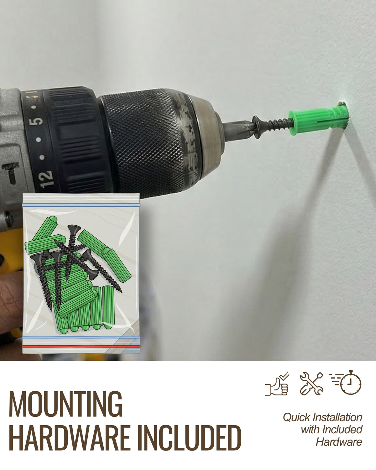 Mounting hardware included with 3D horse wall art metal frame