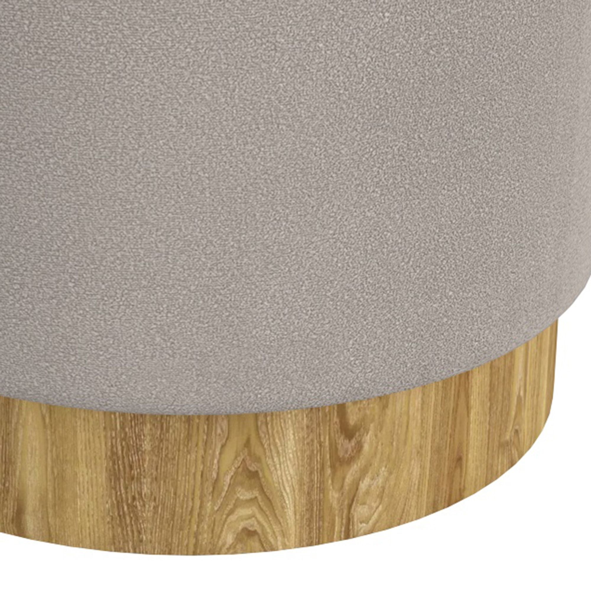 Alya Round Storage Ottoman