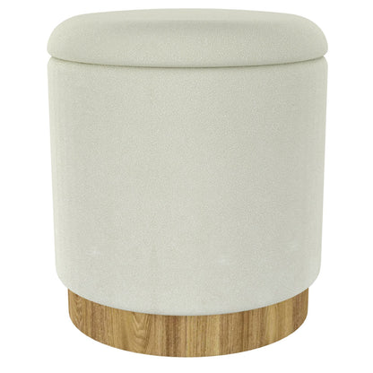 Alya Round Storage Ottoman