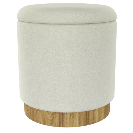Alya Round Storage Ottoman