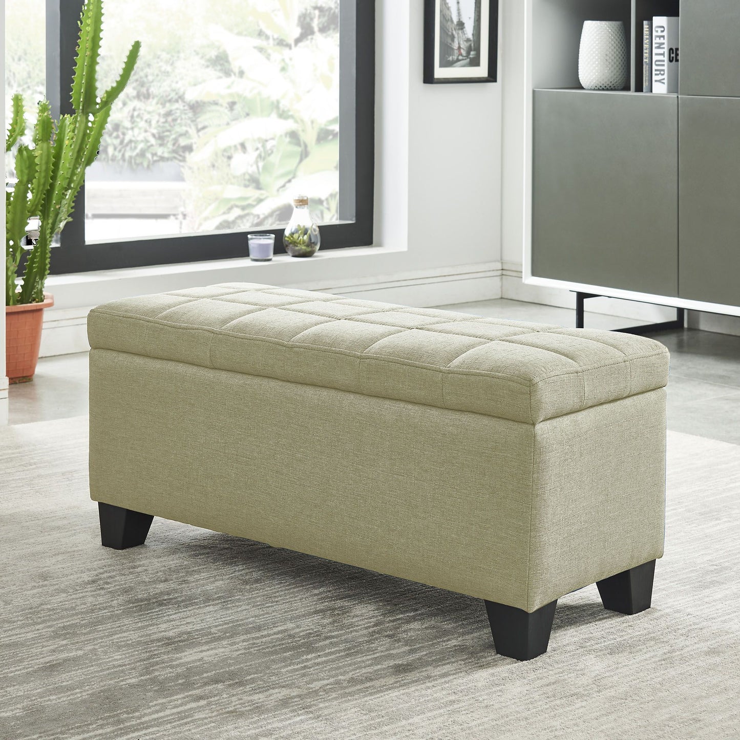 Lila Storage Ottoman Bench