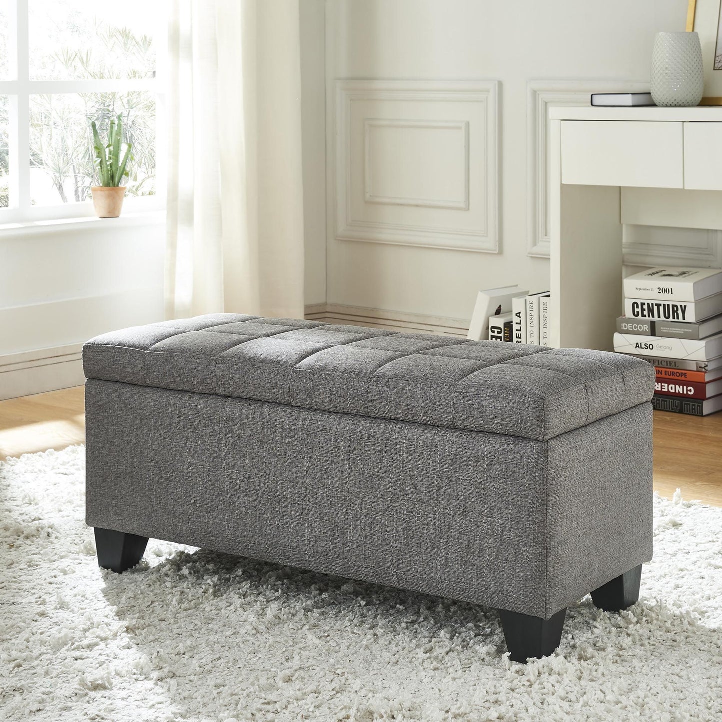 Lila Storage Ottoman Bench