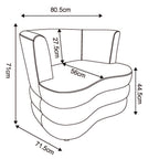 Fauteuil d'appoint Dorian 