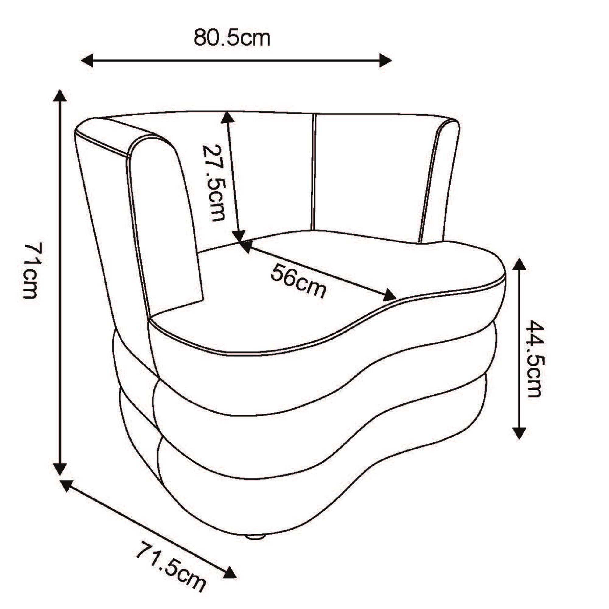Fauteuil d'appoint Dorian 