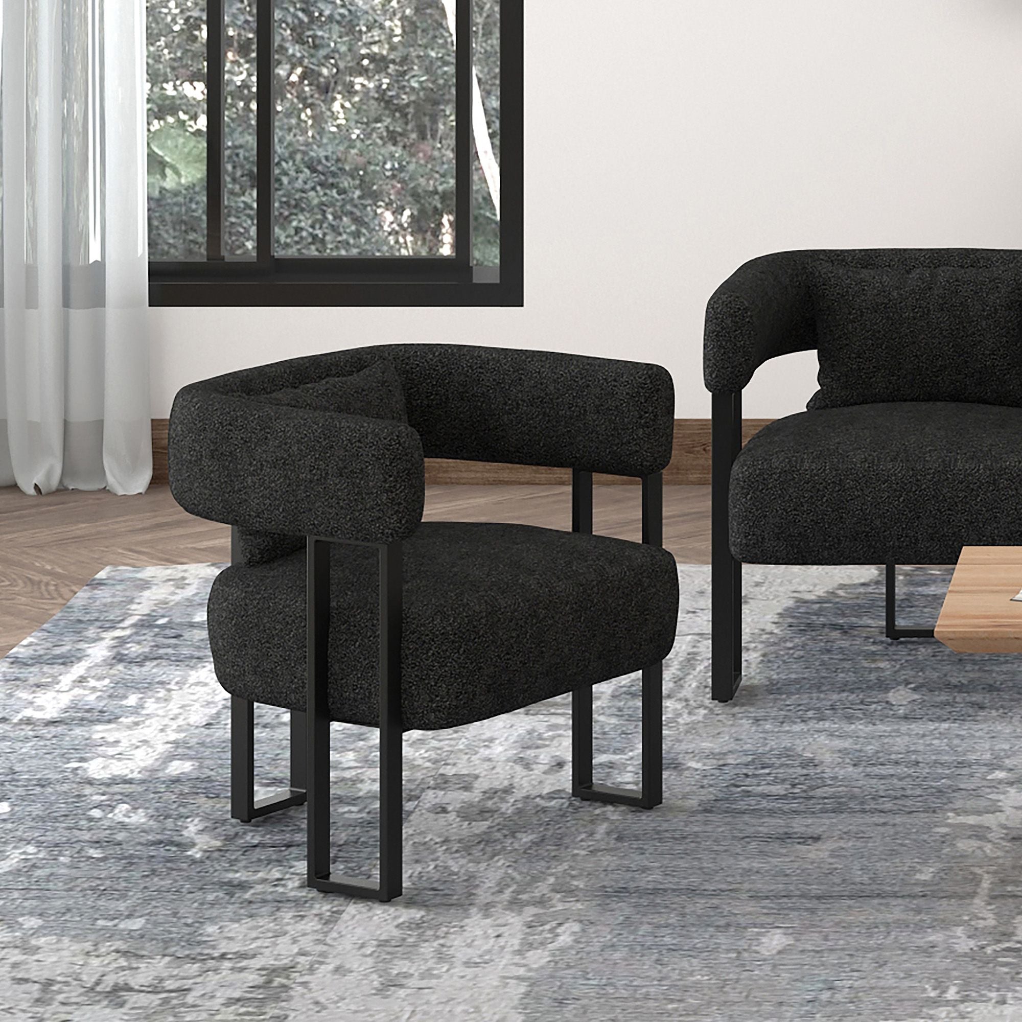 Fauteuil d'appoint écarlate 